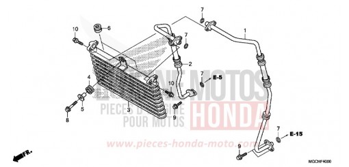 OIL COOLER CB1100CAH de 2017